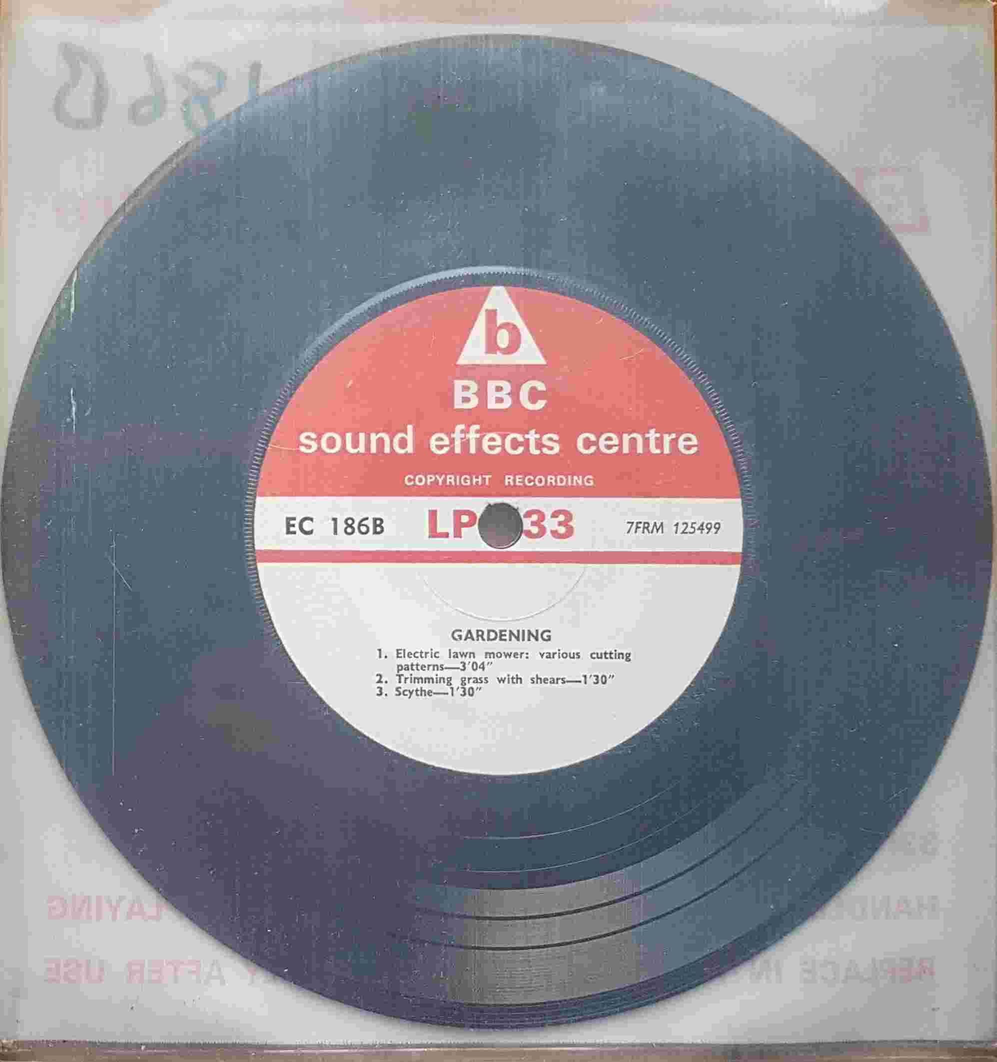 Picture of EC 186B Gardening by artist Not registered from the BBC records and Tapes library